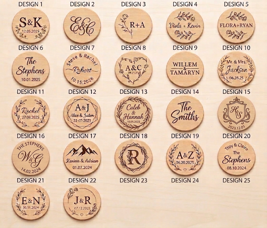 Personalized Wooden Ring Box with Clear Acrylic Top