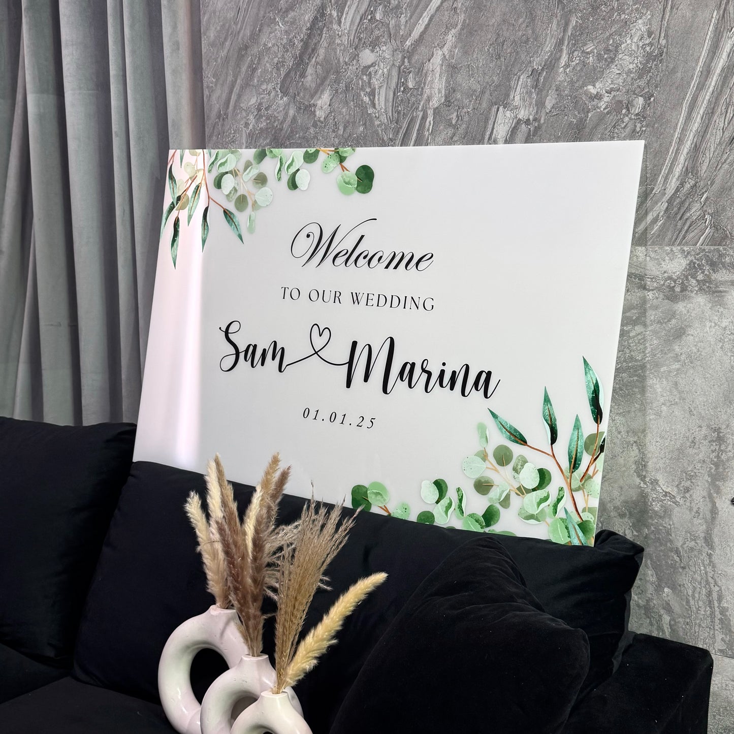 Custom Wedding Welcome Sign