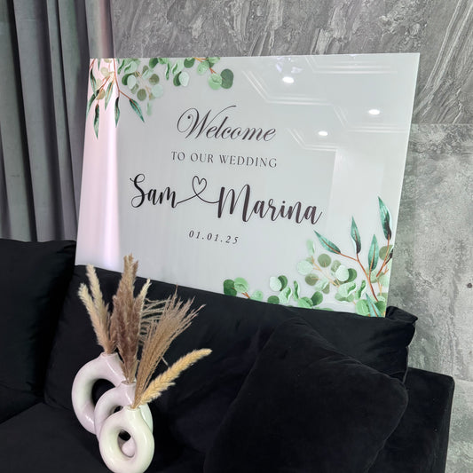 Custom Wedding Welcome Sign