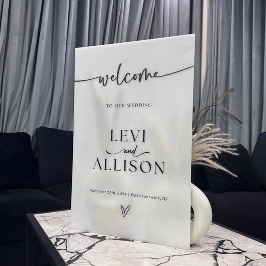 Custom Wedding Signage to Match Your Theme