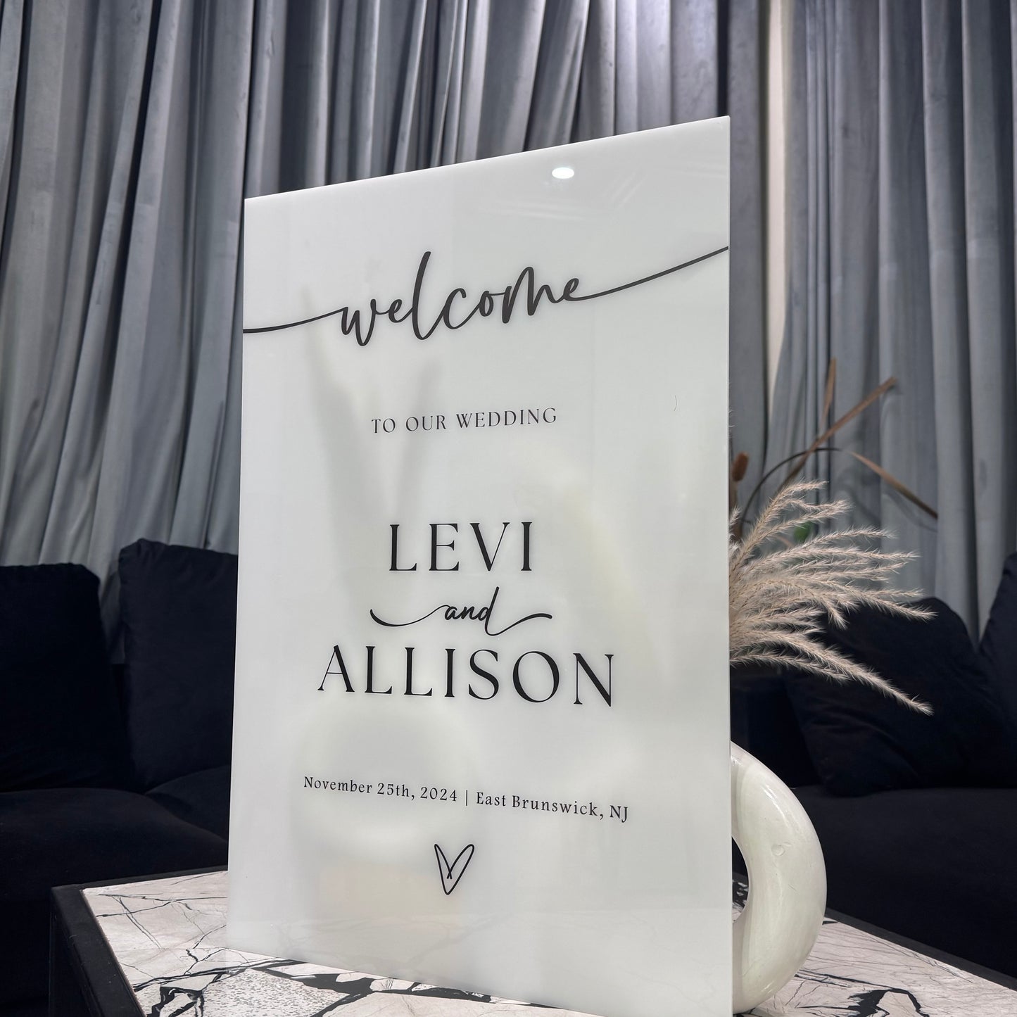 Custom Wedding Signage to Match Your Theme