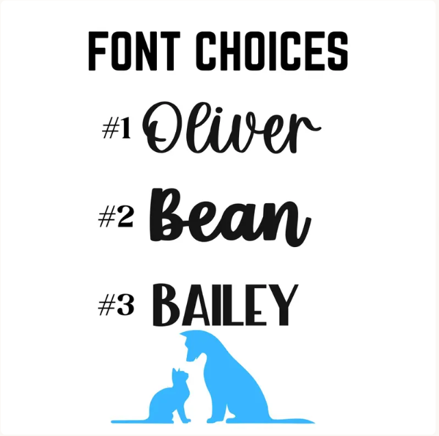 Personalized Dog Bone Name Sign | Custom Crate & Kennel Tag