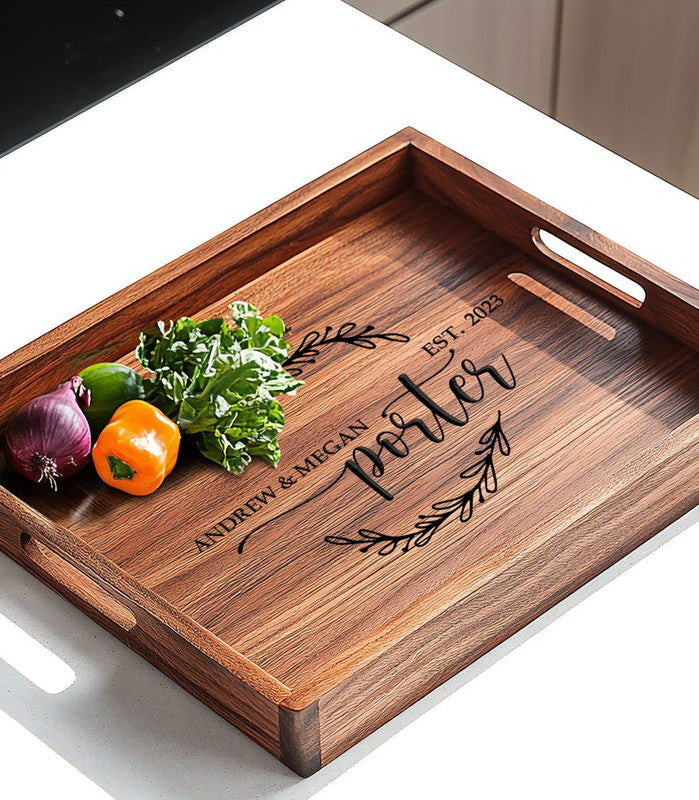 Custom Engraved Serving tray