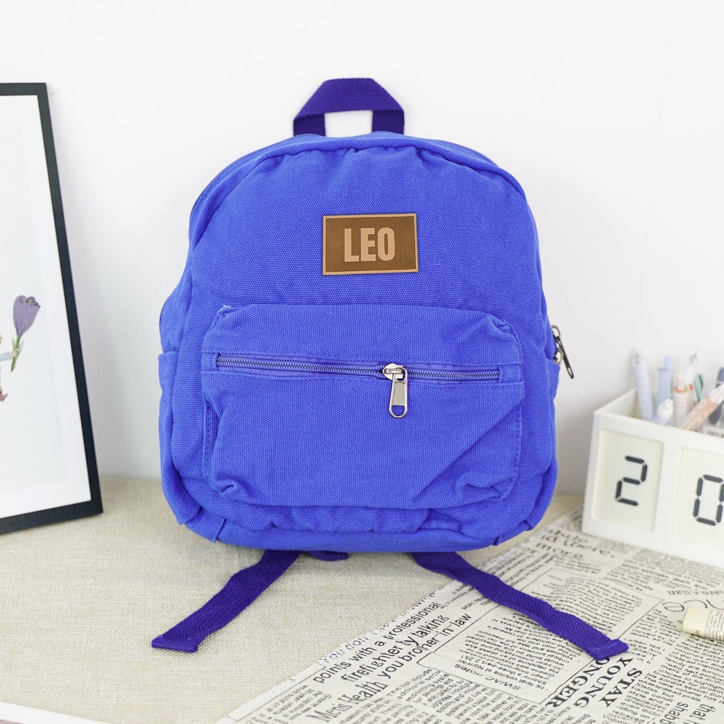 Personalized Kids Canvas Backpack