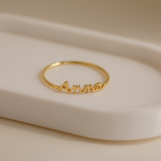 Custom Name Ring