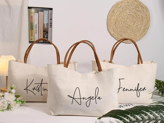 Custom Tote Bags for bridal shower