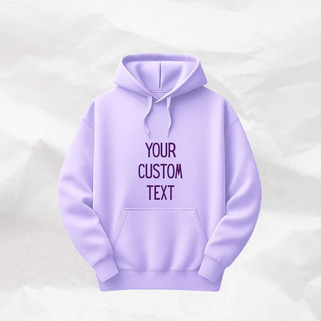 Custom Text Hoodie Personalized With Your Words Quote or Name