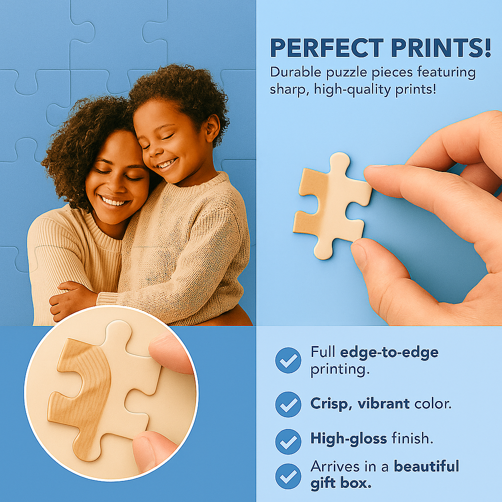 Custom Photo Puzzle | Personalized Jigsaw with Your Picture Gift