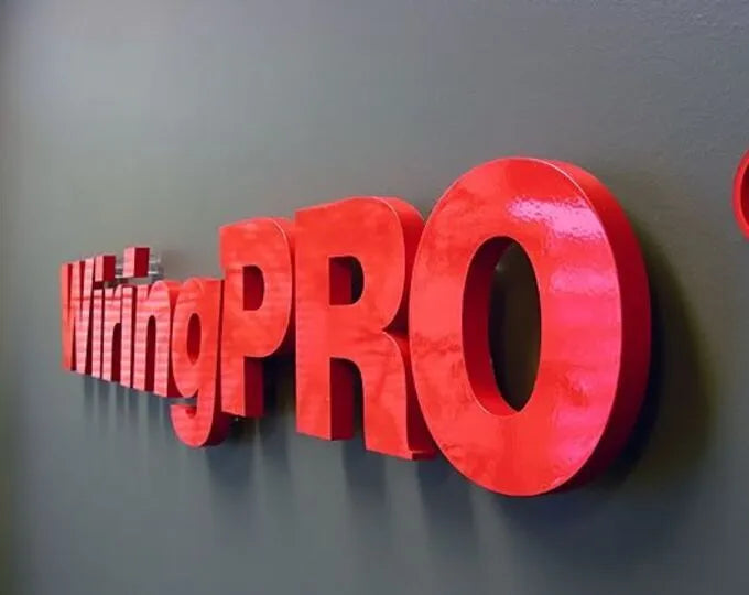 3D Letter Signs