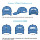 Custom Embroidered Baseball Hat with Your Text or Logo