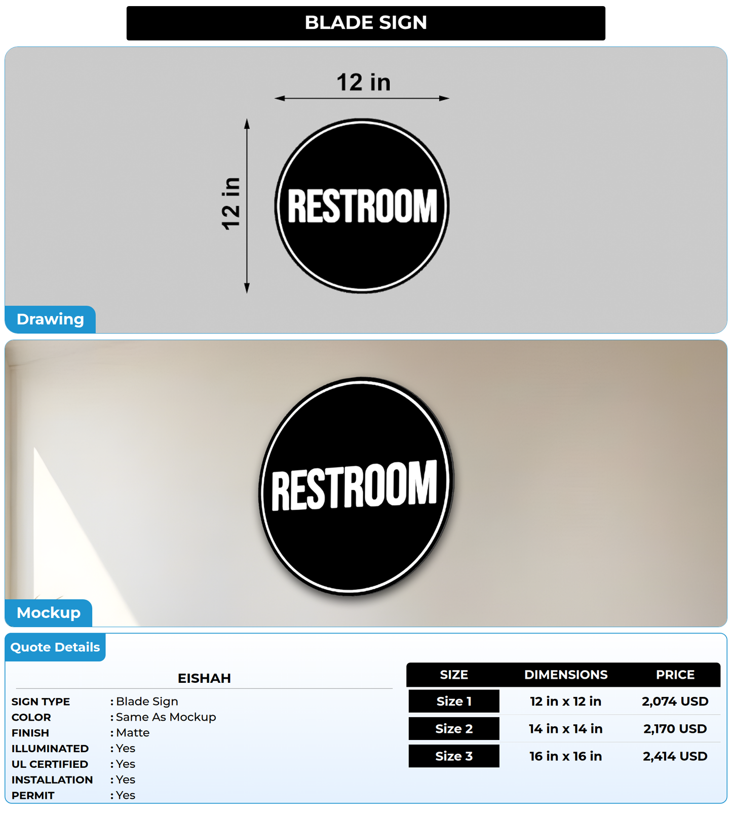 Custom Sign for eishah eishah