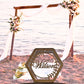 Personalized Wedding Wooden Box for Cards