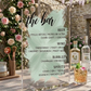 Custom Acrylic Bar Menu sign