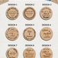 Wooden Save the Date Magnets