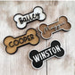 Personalized Dog Bone Name Sign | Custom Crate & Kennel Tag