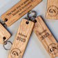 Personalised Wooden Keyring