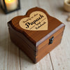 "Forever Yours" Personalized Wedding Ring Box