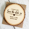 Wooden "Save the Date" Magnets