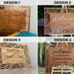 Laser Cut Wooden Wedding Welcome Sign