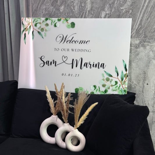 Custom Wedding Welcome Sign