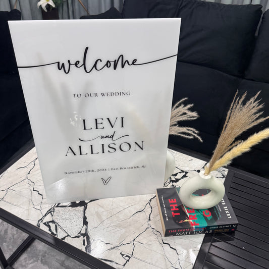 Custom Wedding Signage to Match Your Theme