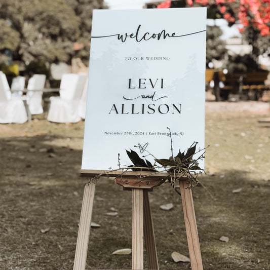 Unique Wedding Welcome Signs Made Just for You