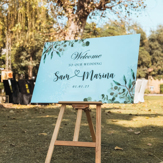 Personalized Welcome Signs for Your Dream Wedding