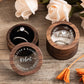 Personalized Wooden Ring Box with Clear Acrylic Top