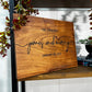 Wooden Wedding Welcome Sign – Personalized with Names & Date