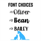 Personalized Dog Bone Name Sign | Custom Crate & Kennel Tag