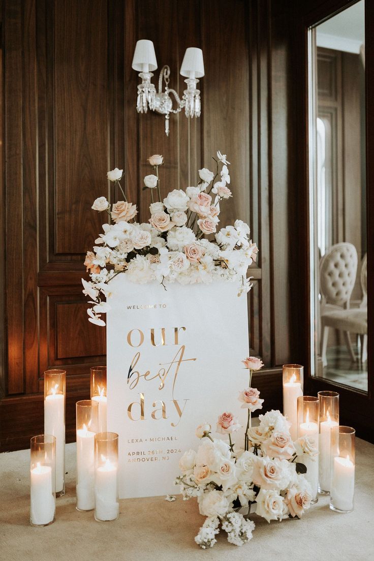 Custom Acrylic Wedding Sign