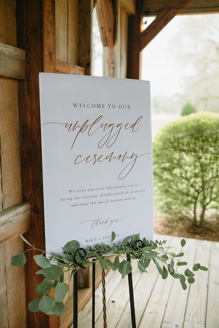 Custom Acrylic Wedding Sign