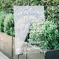 Custom Acrylic Wedding Sign