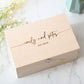 Personalized Engraved Wooden Keepsake Box