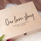 Personalized Engraved Wooden Keepsake Box