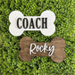 Personalized Dog Bone Name Sign | Custom Crate & Kennel Tag