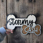 Personalized Dog Bone Name Sign | Custom Crate & Kennel Tag