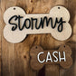 Personalized Dog Bone Name Sign | Custom Crate & Kennel Tag