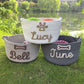 Personalized Pet Toy Basket  Custom Cotton Storage for Dog & Cat Toys
