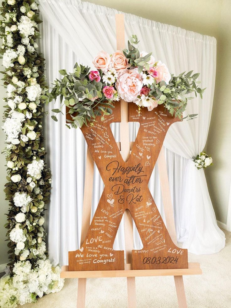 Custom Letter Form Personalized Guestbook Alternative