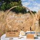 Personalized Wooden Frame Guest Book Alternative