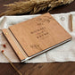 Personalized Wooden Wedding Guest Book