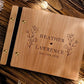 Personalized Wooden Wedding Guest Book