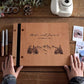 Personalized Wooden Wedding Guest Book