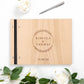 Personalized Wooden Wedding Guest Book