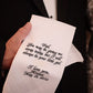 Custom Embroidered Wedding Handkerchief