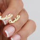 Personalized Silver Name Earrings