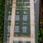 Acrylic Wedding Seating Chart