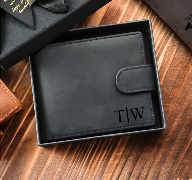 Custom Monogrammed Wallet
