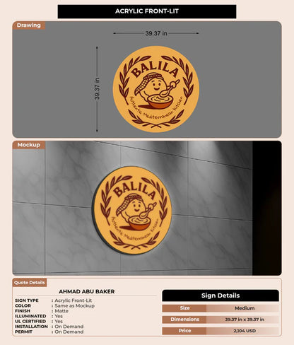 CUSTOM MOCKUP SIGN FOR Ahmad Abu Baker